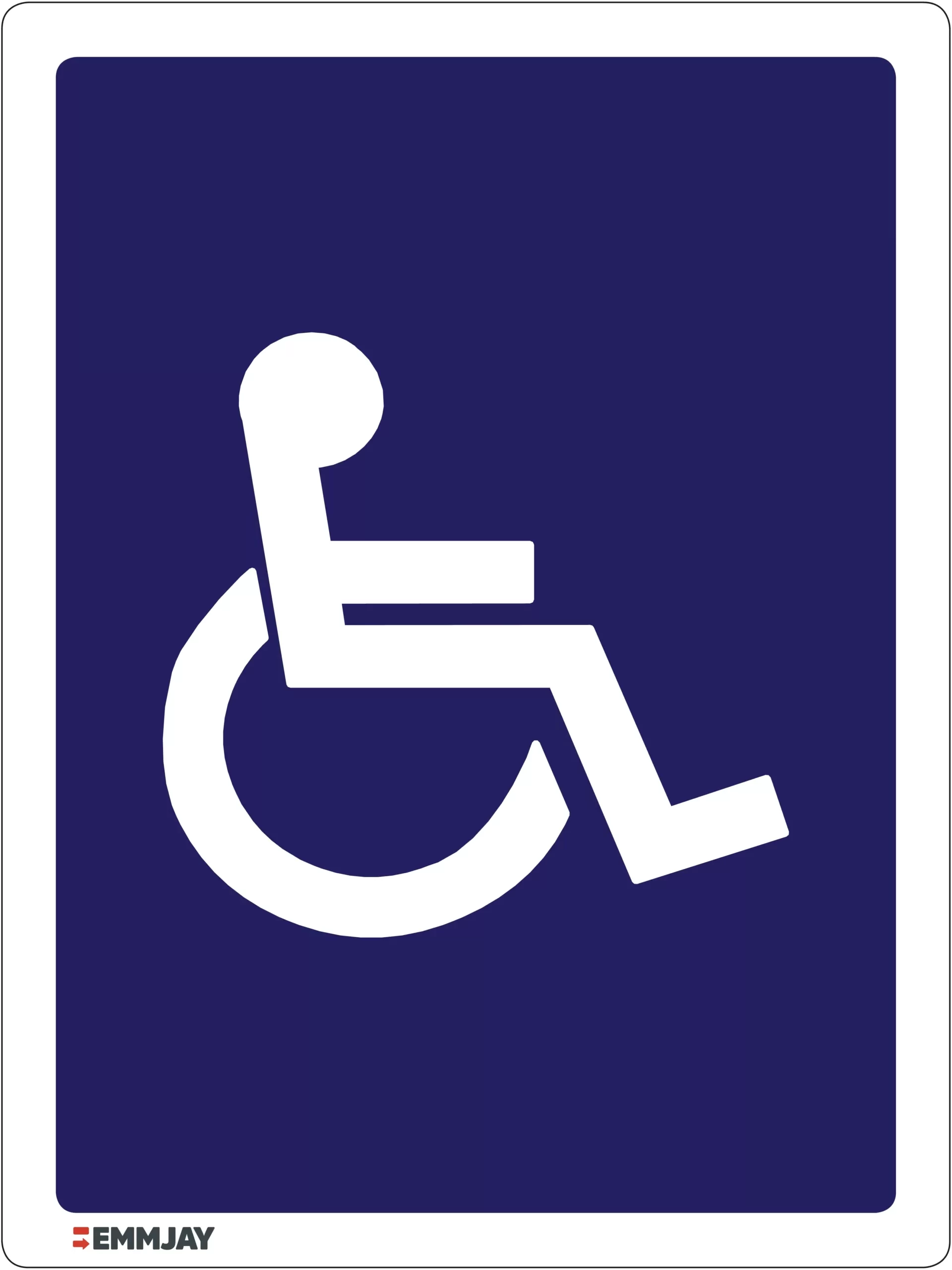 Workplace Safety Signs - Emmjay - Parking for Disabled Sign