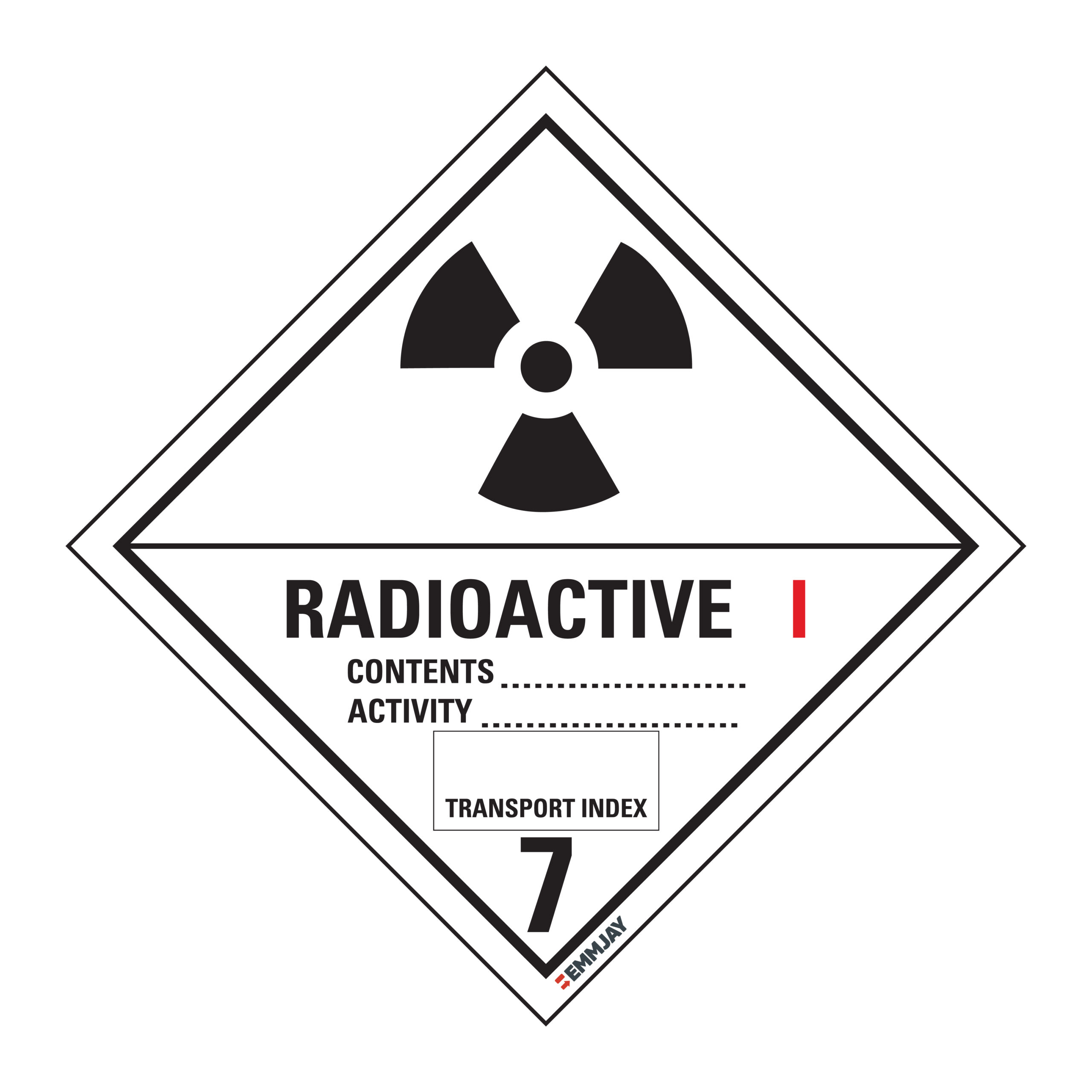 Workpalce Safety Signs - Emmjay - Radioactive I Sign
