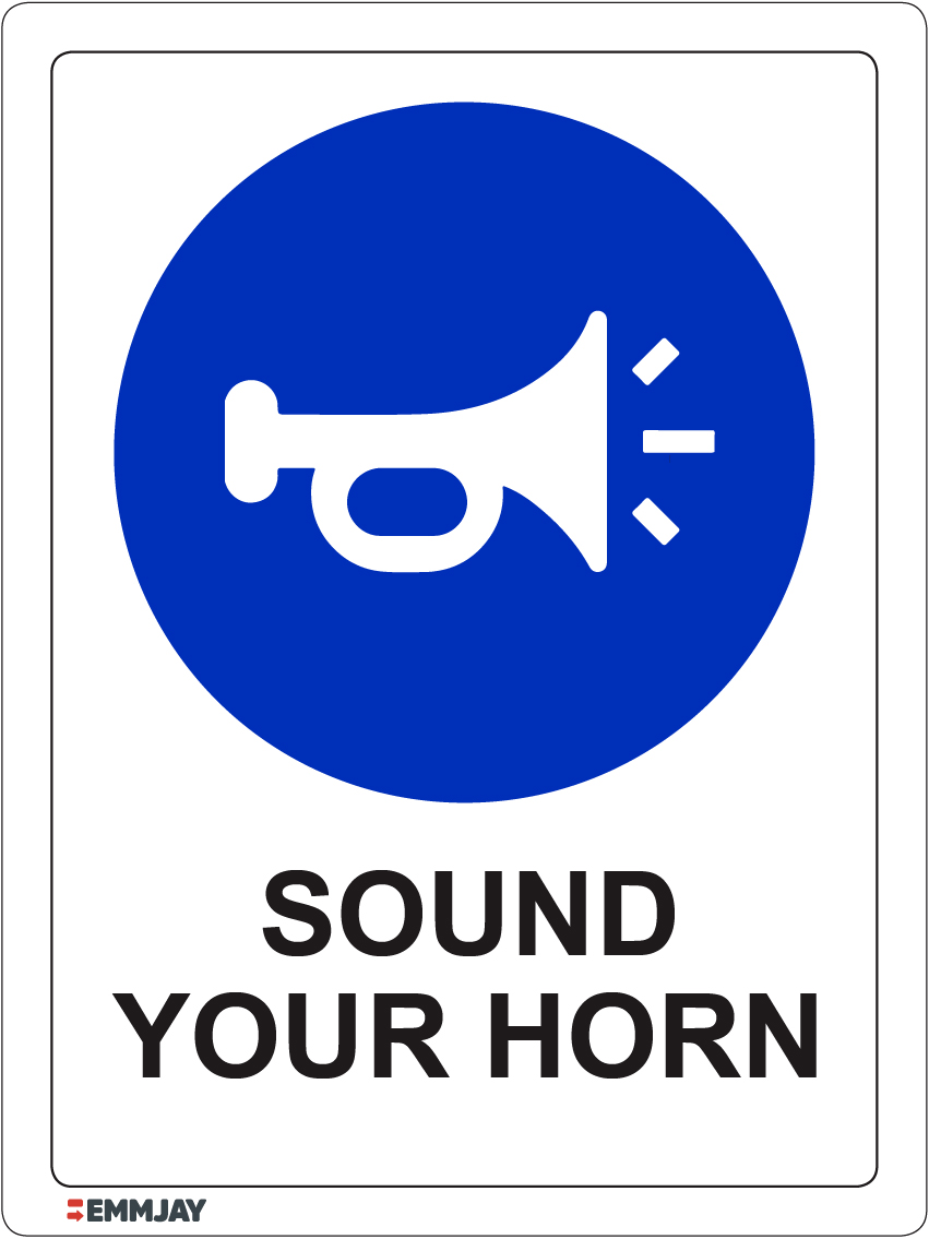Workpalce Safety Signs - Emmjay - Sound Your Horn Sign