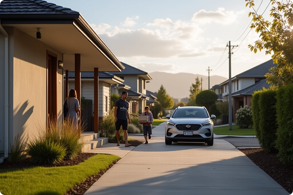 Residential house with an outdoor CCTV camera to enhance safety and surveillance.